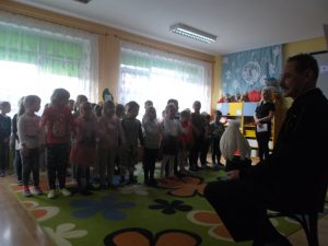 górnik w przedszkolu